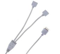SeKi RGBW Y Splitter 1 to 2, 19cm x 12cm x 2cm, Indoor, LED, 9W, Multicolor, 12V DC, STRING_LIGHT, RGBW LED Strip Splitter