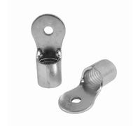 SeKi Ring Cable Lugs 70-95 mm², M6 I Crimp Cable Lugs Uninsulated I for Multi, Fine-Wire Conductors I Press Cable Lug Made of Tinned Copper Pack of 10