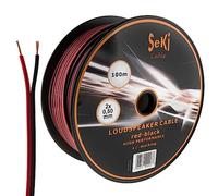 SeKi Speaker Cable 100m Red/Black CCA Audio Cable Box Cable
