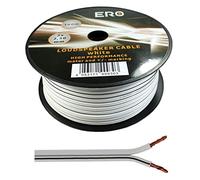 SeKi Speaker Cable 2 x 2.50 mm² - 100 m - White - CCA - Audio Cable - Speaker Cable