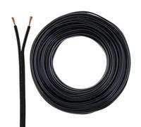 SeKi Speaker Cable 2x 0.75 mm² 25 m Ring Black