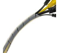 SeKi Spiral Band, 12-75 mm, 5 Metres, Transparent, Flexible Cable Sleeve, Spiral Hose, Cable Protection, for Bundling Cables