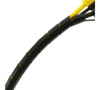 SeKi Spiral Band 9-65 mm 20 Metres Black Flexible Cable Tube Spiral Hose Cable Protection for Bundling Cables