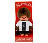 Sekiguchi 253869 Original Monchhichi Boy Football Player Cuddly Toy Approx. 20 cm Brown Plush