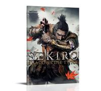 Sekiro Shadows Die TwicePosters for Bedroom Aesthetic Poster Decorative Painting Canvas Wall Art Living Room Posters Bedroom Painting Wall Art DecorFrame-style24x36inch(60x90cm)