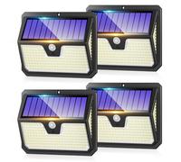 Seklin Outdoor Solar Lights, 238 LED Solar Security Lights and 3 Modes Motion Sensor 270° Wide Angle Solar Powered Lights IP65 Waterproof Solar Wall Light for Front Door Yard Garage Garden