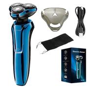 Sekoda Pro 8 Electric Shaver, 4d Floating Head Electric Razor with Dual-Track Blades, Ip6x Waterproof, Fast Charging, Powerful Quiet Operation Motor, Wet & Dry, Multi-Purpose(Blue)