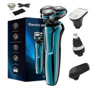 Sekoda Pro 8 Electric Shaver, Electric Razor for Man, 4D Floating Head Shaver, Fast Charging, Quiet Motor, Dual-Track Blades, IP6X Waterproof, Close Smooth Shave (Green,Upgrade)