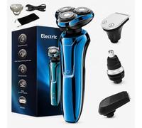 Sekoda Pro 8 Electric Shaver, Electric Razor for Man, 4D Floating Head Shaver, Fast Charging, Quiet Motor, Dual-Track Blades, IP6X Waterproof, Close Smooth Shave (Blue,Upgrade)