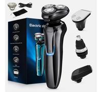 Sekoda Pro 8 Electric Shaver, Electric Razor for Man, 4D Floating Head Shaver, Fast Charging, Quiet Motor, Dual-Track Blades, IP6X Waterproof, Close Smooth Shave (Black,Upgrade)