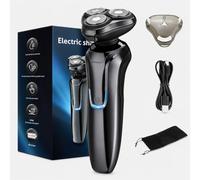 Sekoda Pro 8 Electric Shaver, Electric Razor for Man, 4D Floating Head Shaver, Fast Charging, Quiet Motor, Dual-Track Blades, IP6X Waterproof, Close Smooth Shave (Black,Standard)