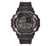 Sekonda Sekonda Digital Men's Watch | Black & Red Case & Plastic Strap with Black Dial | 1523