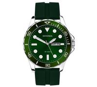 Sekonda 30119 Balearic Green Rubber Strap Watch - W31334