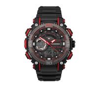 Sekonda 30166 Malvern Duo Display Black Strap Watch - W31347