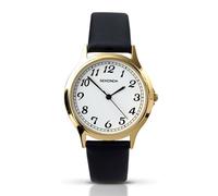 SEKONDA Unisex Adult Quartz Watch, Analogue Classic Display and Leather Strap 3134.27
