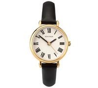 Sekonda Classic Cream Dial Black Leather Strap Watch 40085