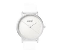 Sekonda 40390 White Silicone Strap Watch - W32438