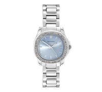 Sekonda Octaire Ladies Silver Stainless Steel Bracelet & Blue Dial Watch