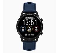 Sekonda Active Go Smart Watch | Black Case and Blue Silicone Strap | 30288