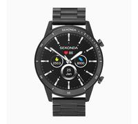 Sekonda Active Lux Smart Watch | Black Case & Stainless Steel Bracelet | 30368