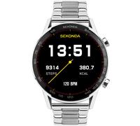 Sekonda Active Plus 30177.00 - Man - 45 mm - Smartwatch - Quartz with charger - Mineral Glass Silver 22 mm