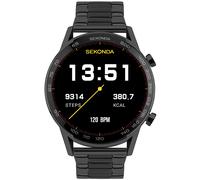 Sekonda Active Plus Smartwatch 30226 - Man - 45 mm - Smartwatch - Quartz with charger - Mineral Glass Black 22 mm