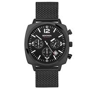 Sekonda Gents Airborne Black Dial Black Mesh Strap Watch