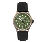 Sekonda Altitude Mens 43mm Quartz Watch in Green with Analogue Date Display, and Black Leather Strap 30103