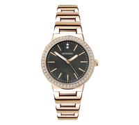 Sekonda Amelia Ladies 28mm Quartz Watch in Grey with Analogue Display, and Rose Gold Alloy Bracelet 40530