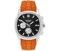 Sekonda Athleisure 30277 - Man - 40 mm - Quartz - Mineral Glass Black 22 mm