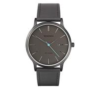 Sekonda Gents Grey Leather Strap Watch