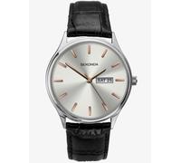 Sekonda Men Analog Quartz Watch with Leather Strap 3676