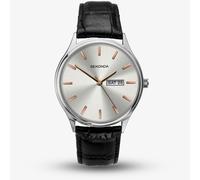 Sekonda Men Analog Quartz Watch with Leather Strap 3676