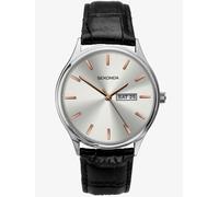 Sekonda Men Analog Quartz Watch with Leather Strap 3676