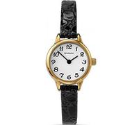 Sekonda Easy Reader Gold Plated Black Strap Watch 4473