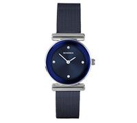Sekonda Sekonda Ava Ladies Watch | Silver Alloy Case & Blue Stainless Steel Mesh Bracelet with Blue Dial | 40583
