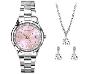 Sekonda Catherine Gift Set 49070 - Woman - 27 mm - Quartz - Mineral Glass Silver 14 mm