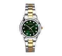 Sekonda Catherine Womens 27mm Analogue Quartz Watch Silver Case and Stainless Steel Bracelet with Green Dial 40295