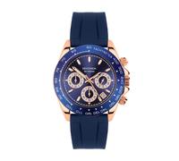 Sekonda Circuit Men's Chronograph Blue Dial Blue Silicone Strap Watch