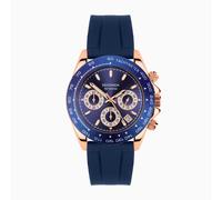 Sekonda Circuit Men's Watch | Rose Gold Case & Blue Silicone Strap | 30363