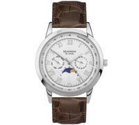 Sekonda Classic Armstrong Moon Phase 30146 - Man - 40 mm - Quartz - Mineral Glass White 20 mm