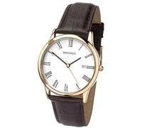 Sekonda Classic Brown Leather Strap Watch 3676