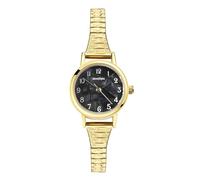 Sekonda Classic Connolly Ladies 23mm Quartz Watch in Black Mother of Pearl with Analogue Display, and Gold Stainless Steel Strap 40677