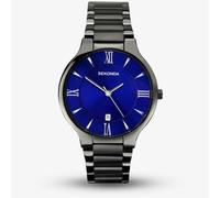 Sekonda Classic Equinox Gunmetal Blue Dial Watch 1140