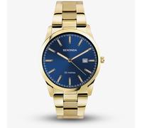 Sekonda Classic Gold Plated Blue Dial Watch 30007