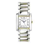 Sekonda Classic Montreal Mens 30mm Quartz Watch in White with Analogue Display, and Two Tone Alloy Strap 30245