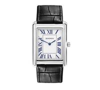 Sekonda Clement Grande Men's Watch in Silver with Black Leather Strap