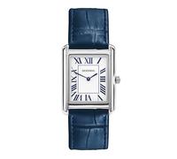 Sekonda Clement Men's Blue Leather Strap & Silver Case Watch