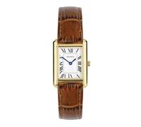 Sekonda Ladies Colette Brown Leather Strap Rectangular Watch 40695