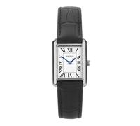 Sekonda Colette Ladies 22mm Quartz Watch in Silver with Analogue Display and Black Leather Strap
